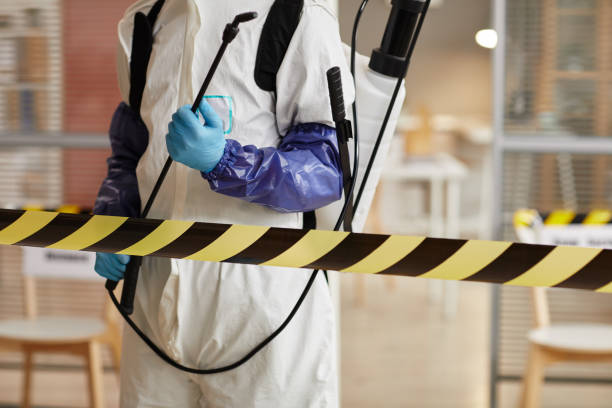Professional Biohazard technician working in Manawa, WI